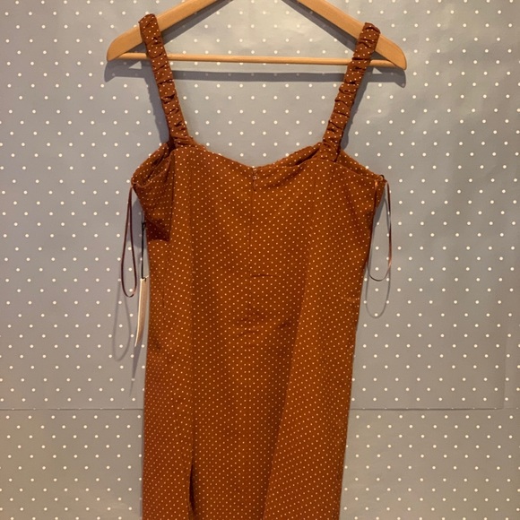 1 left!!! Cotton Candy LA Poka Dot Slip Dress - Picture 4 of 7